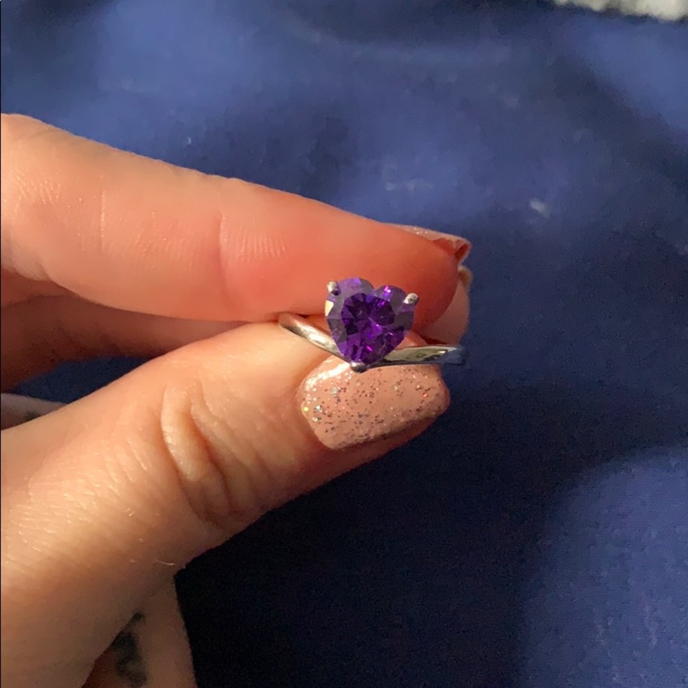 Purple Heart Ring size 6